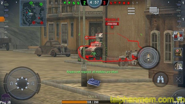 World of Tanks Blitz cho Android Cuộc chiến xe tăng trên